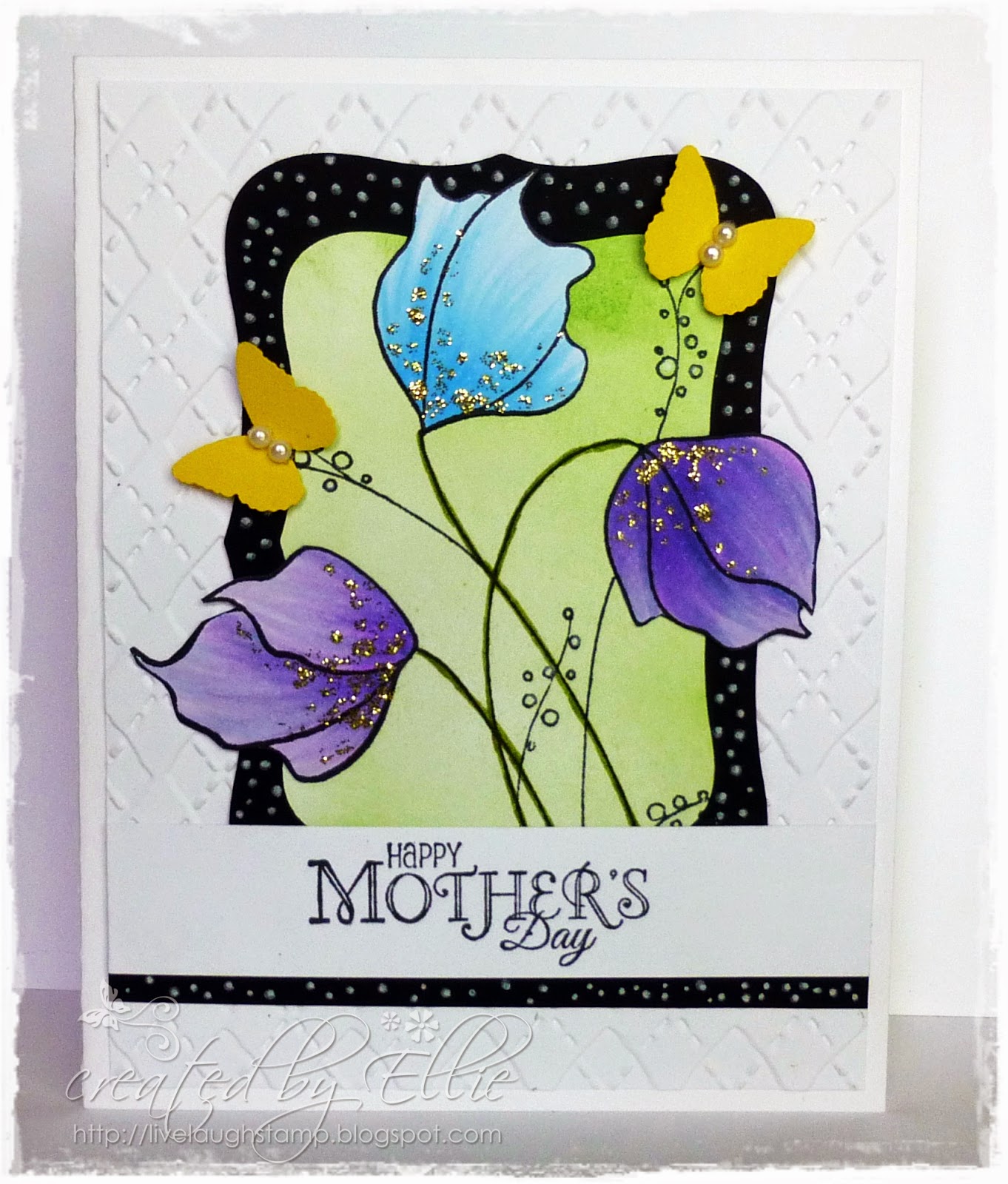 Ellibelle's Creative Moments Flowers and Dies using Penny Black Stamps
