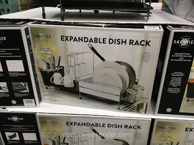 Sabatier Stainless Steel Expandable Dish Rack – Versatile, tough, easy to clean