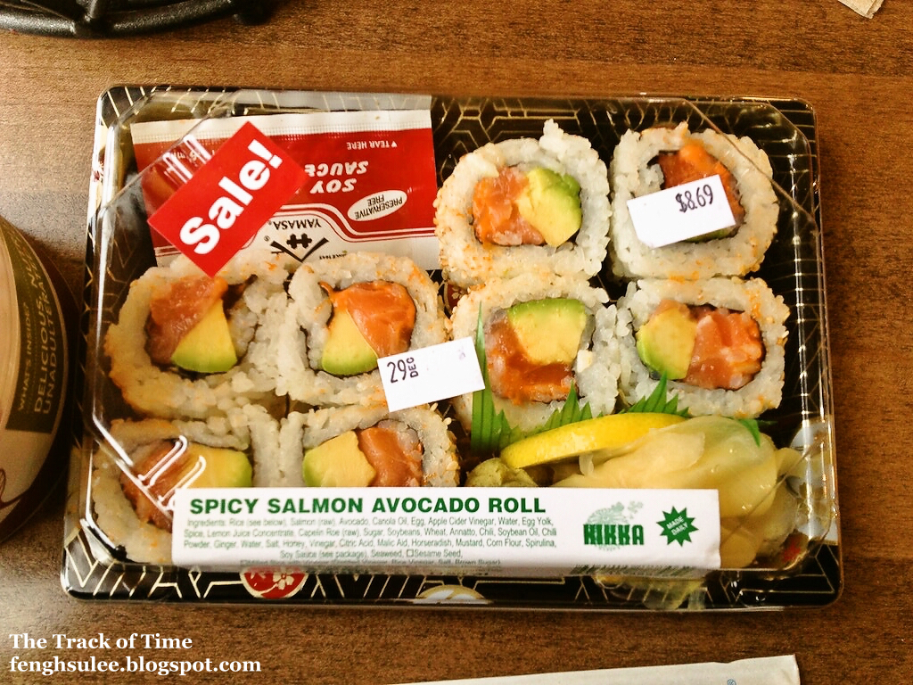 Kikka Sushi Spicy Salmon Avocado Roll The Track of Time