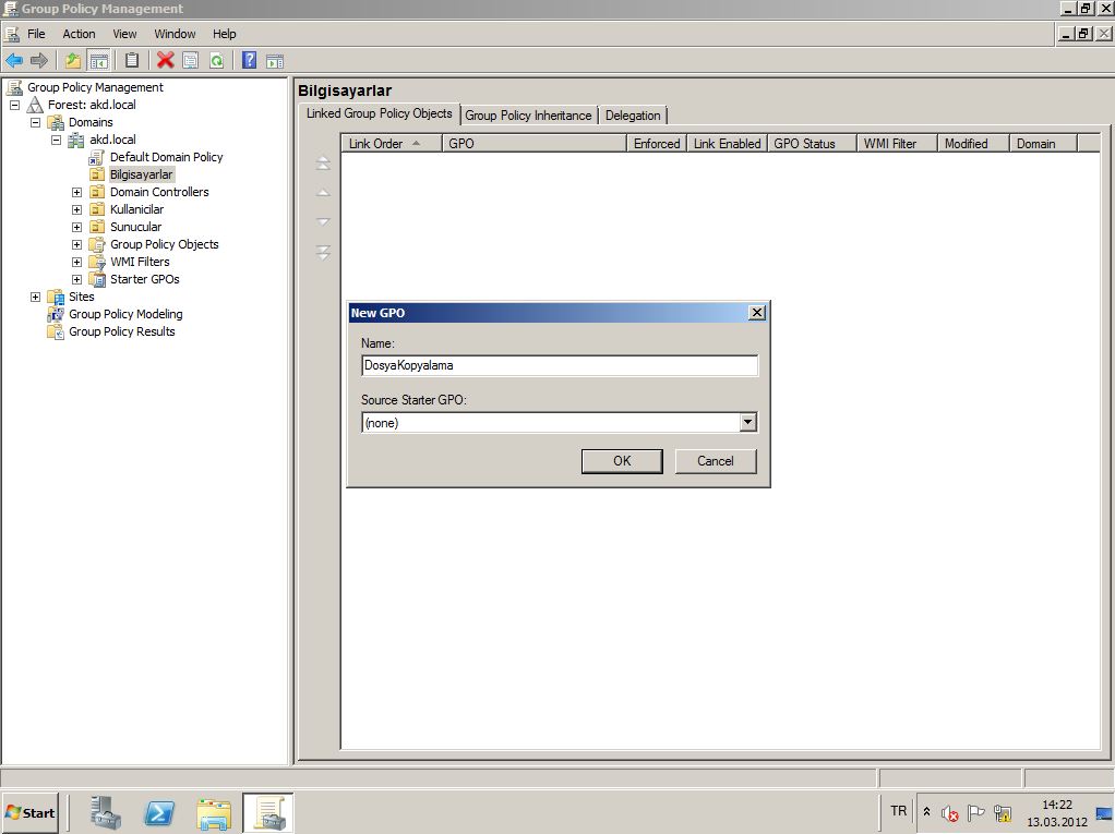 Bir Sistemcinin Tecrübeleri Domain Ortamında Grup Politikası İle Dosya