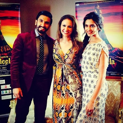 Deepika & Ranveer in Dubai for RamLeela Promotion