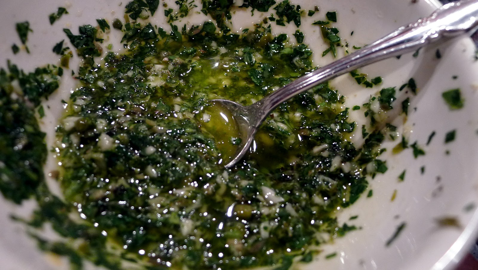 newFOOD tuesdayz Grilled Flank Steak with Salsa Verde