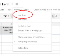 How to create a form using Google docs How to create a form using Google docs EditForm