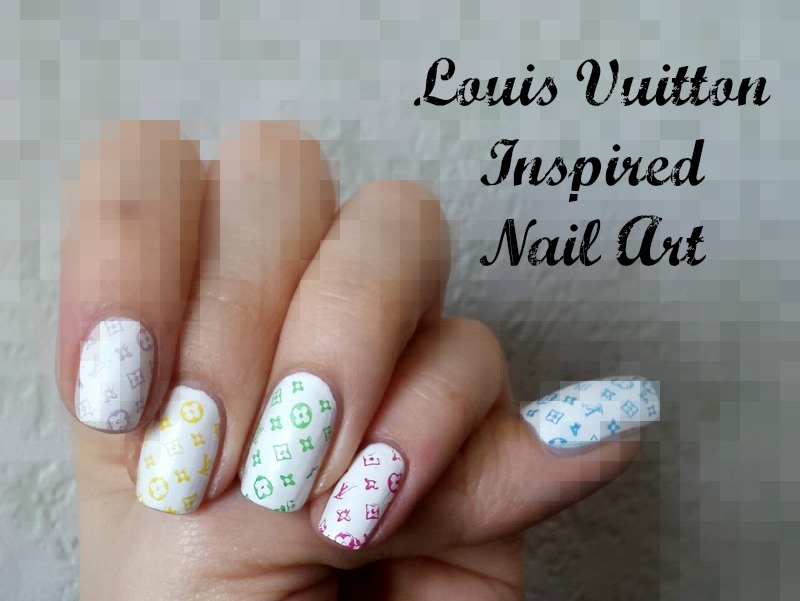1. Louis Vuitton Inspired Nail Art - wide 7