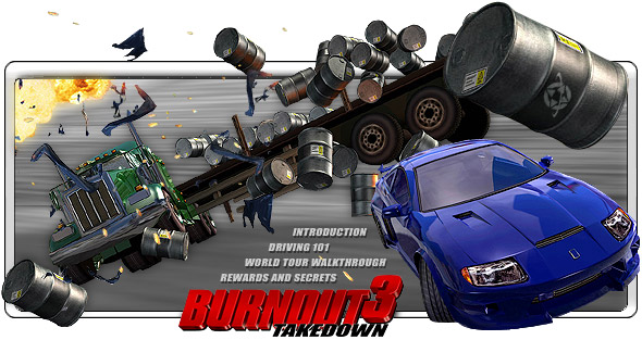 cheat codes for burnout 3 takedown for ps2