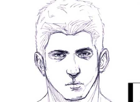 Sketching a Face- Basic Proportions