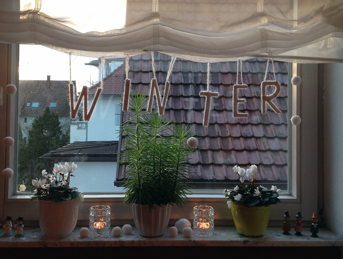 ANNETTES bunte Welt: Winterdeko