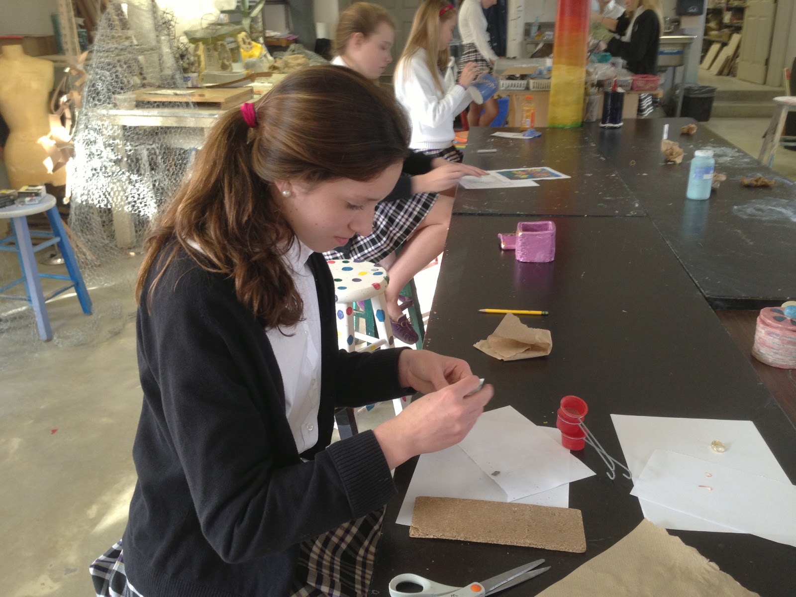 Ashley Hall Arts Copper Enameling in 3D Studio Art