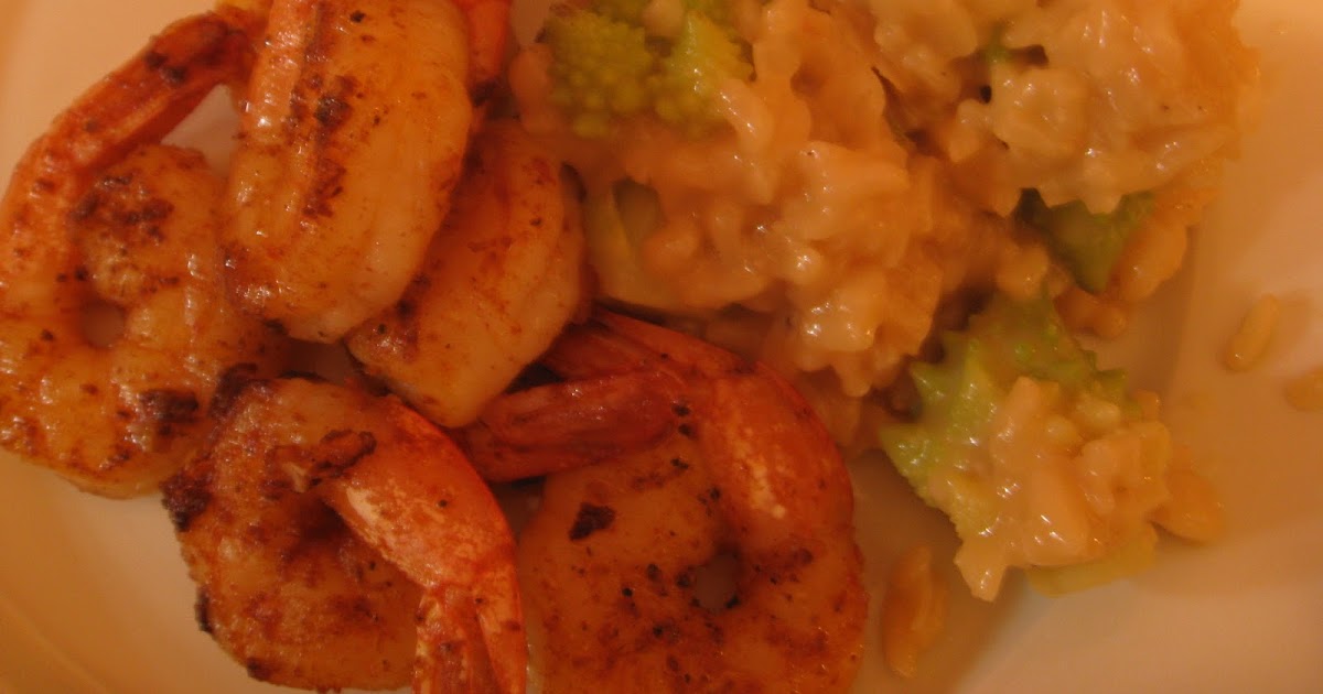Colloquial Cuisine Food for Folks Broccoli Romanesco Risotto with Shrimp
