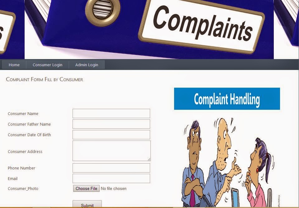 Complaints Management Project in Computer Programming