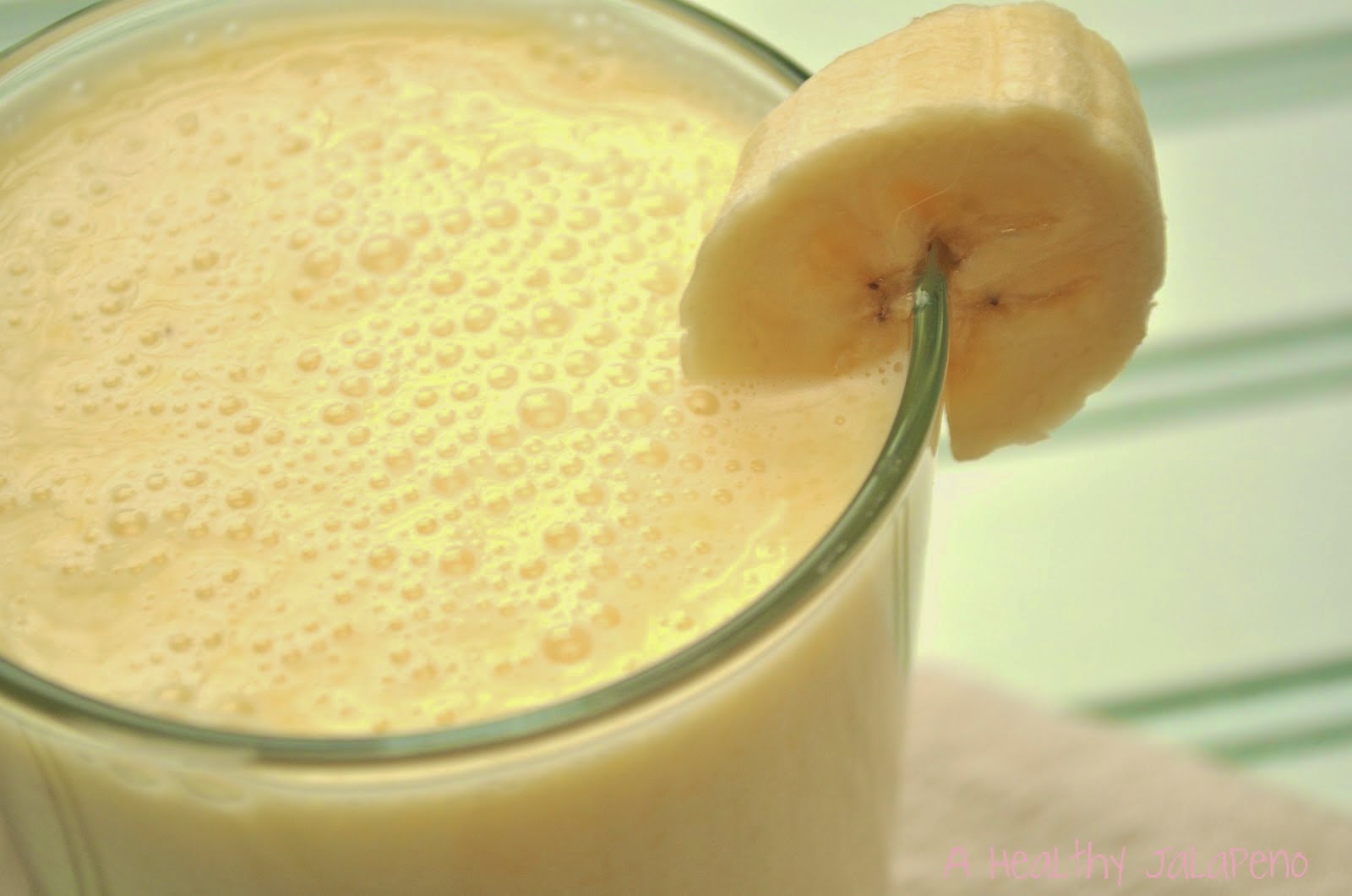 Smoothie De Plátano Con Miel 
