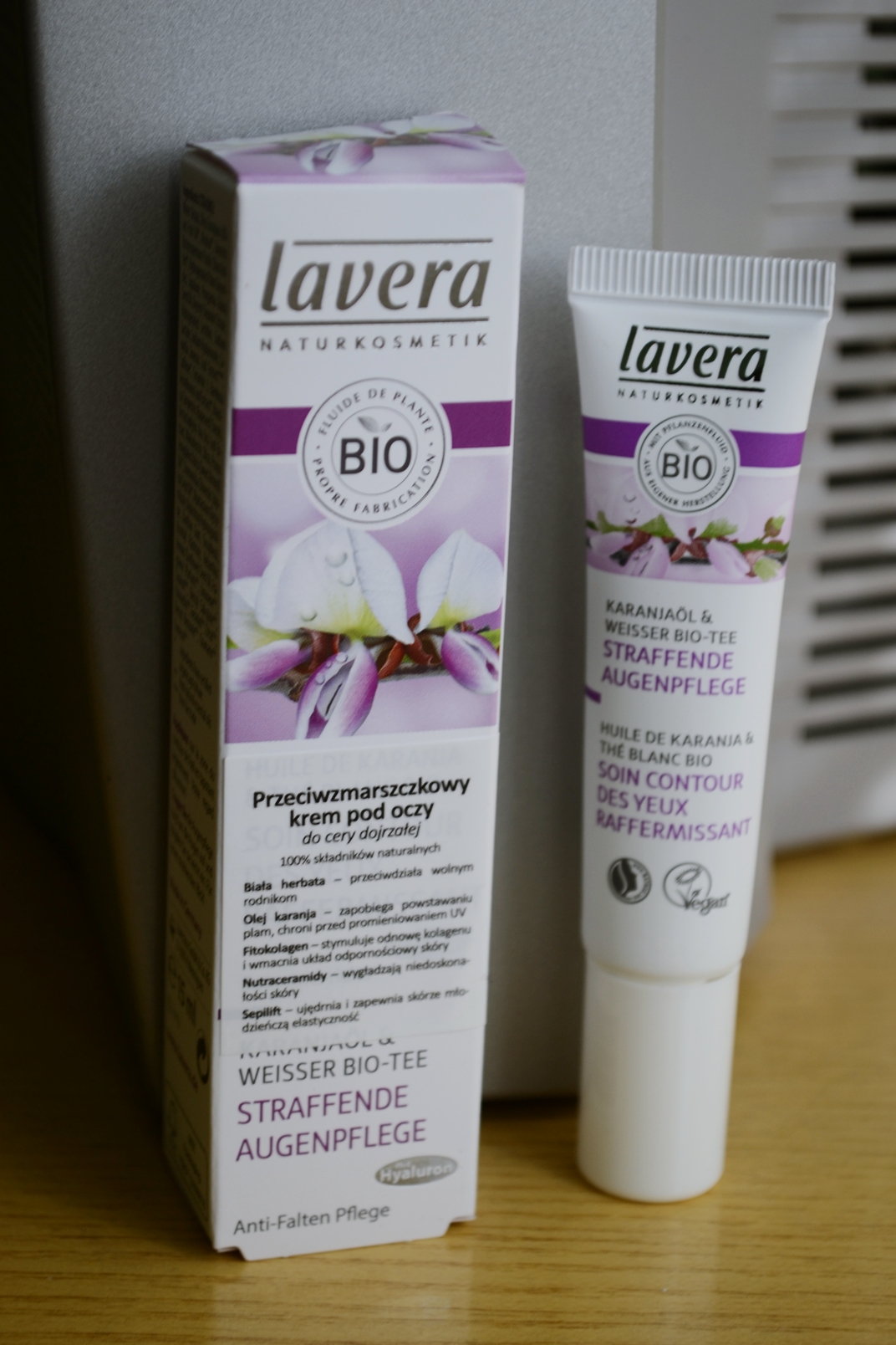 LAVERA krem pod oczy + HENNA Hair Conditioner