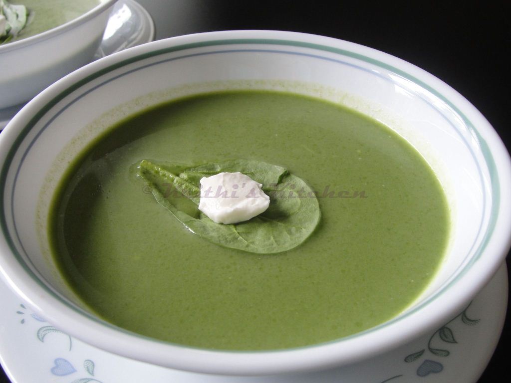 Cream Spinach Soup