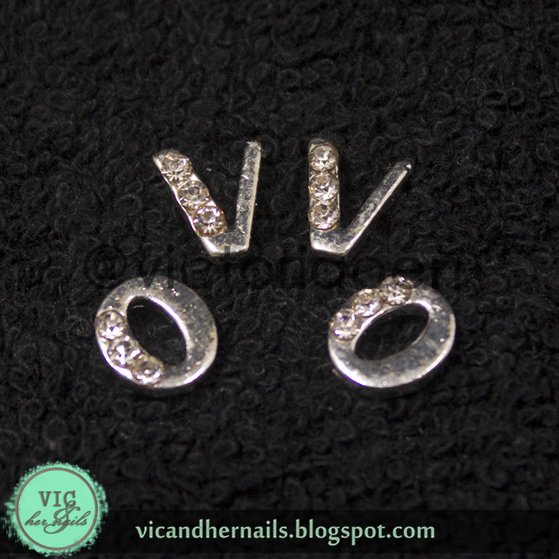Vic and Her Nails Watermarble with Letters Nail Charm (BPS Review)
