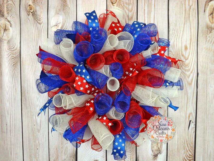 New Orleans Crafts By Design How To Make A Spiral Deco Mesh