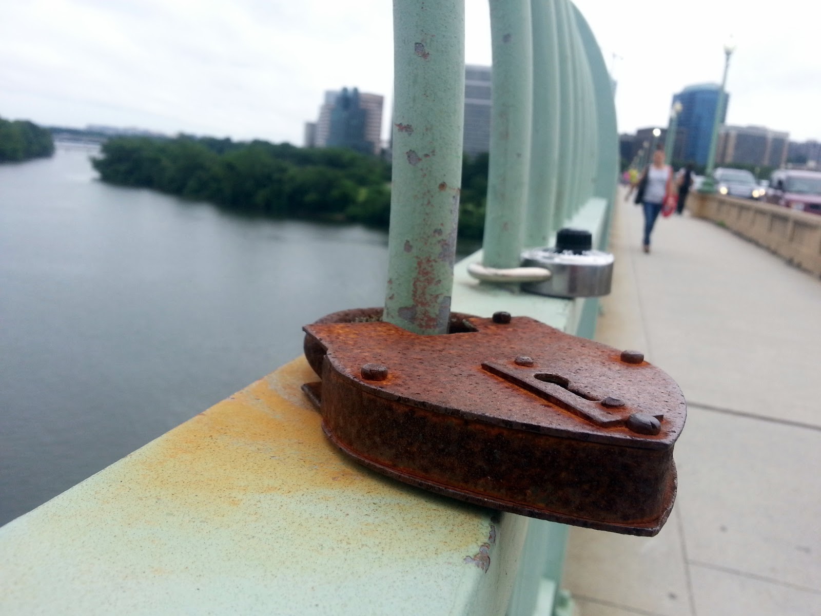 Ben's Journal Turning Key Bridge into a Lock Bridge