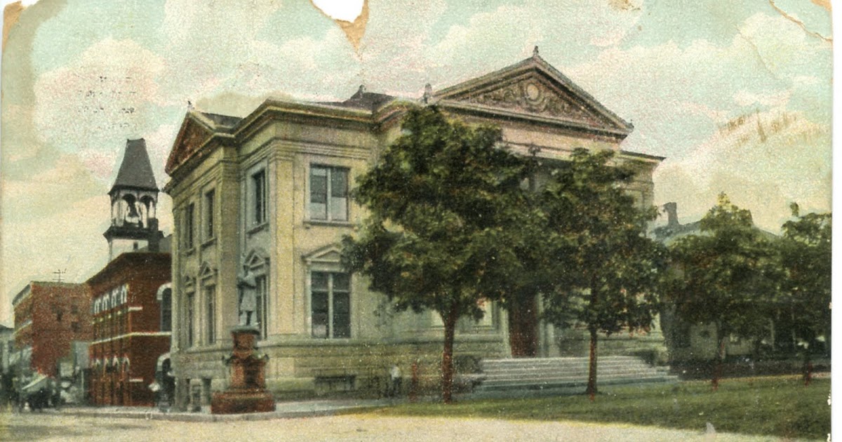 Library Postcards 1909 Carnegie Library, Huntington, West Virginia