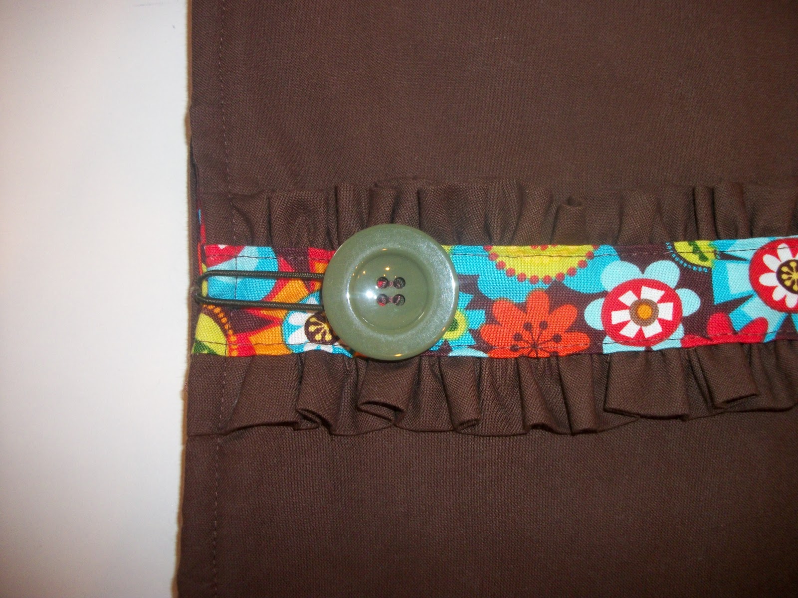 Mimi's Needle and Thread Make a ruffled Ipad pouch.