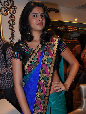 Hot Deeksha Seth in Saree