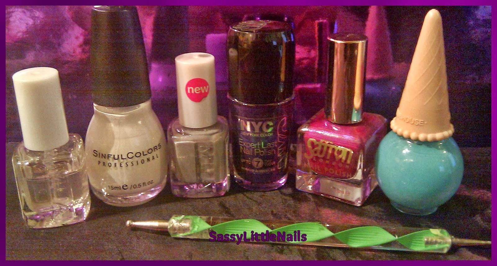 SassyLittleNails Health/Disease Charity of the month nail art!