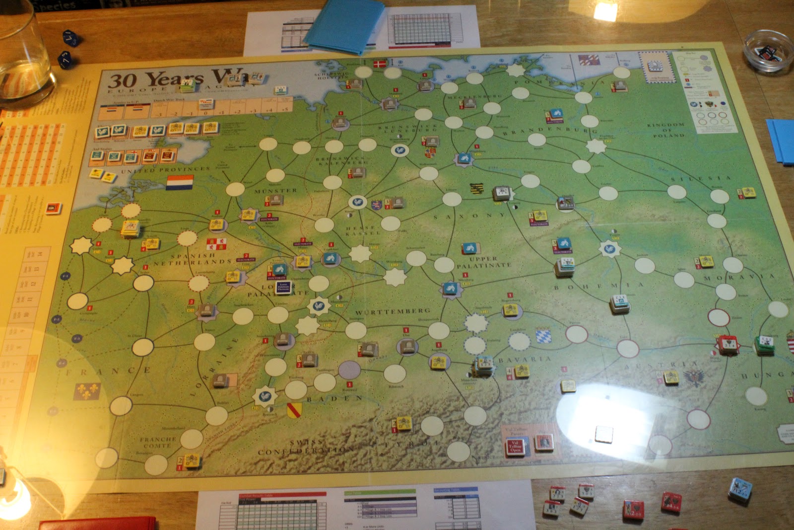 Yockbo's Boardgame Blog The Thirty Years War (GMT) Campaign Game