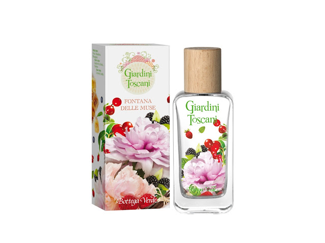bottega verde Fontana delle muse bottega verde giardini toscani profumi