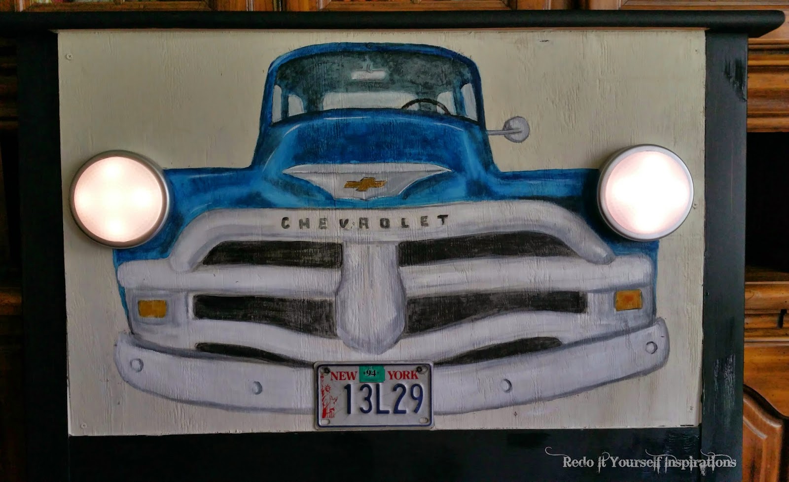 Truck Headboard with Lights Redo It Yourself Inspirations Truck