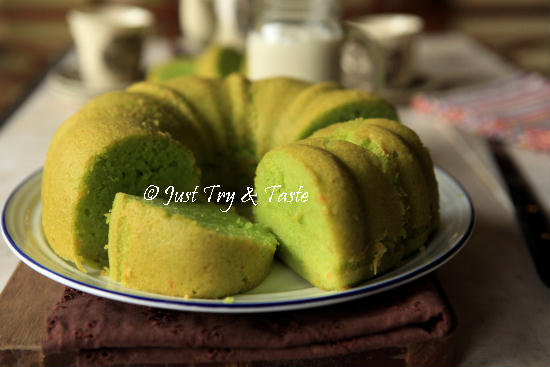 Resep Cake Tape Pandan Keju Kukus JTT