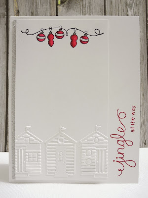 Jingle all the Way Holiday card by Jennifer Ingle for Newton's Nook Designs