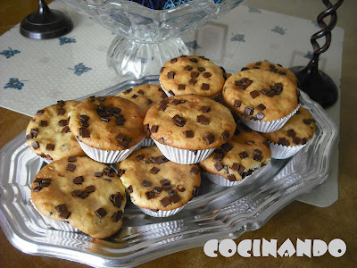 Muffins Con Pepitas De Chocolate