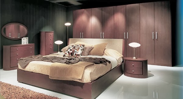 Decoración de dormitorios en color chocolate - Ideas para decorar