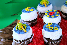 sonic the hedgehog cupcakes, sonic the hedgehog parties, video game parties