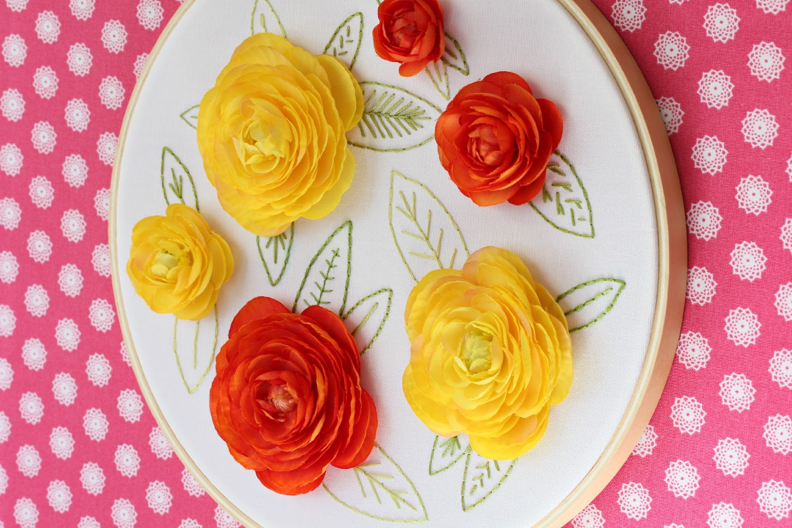 Unique Embroidery Flowers