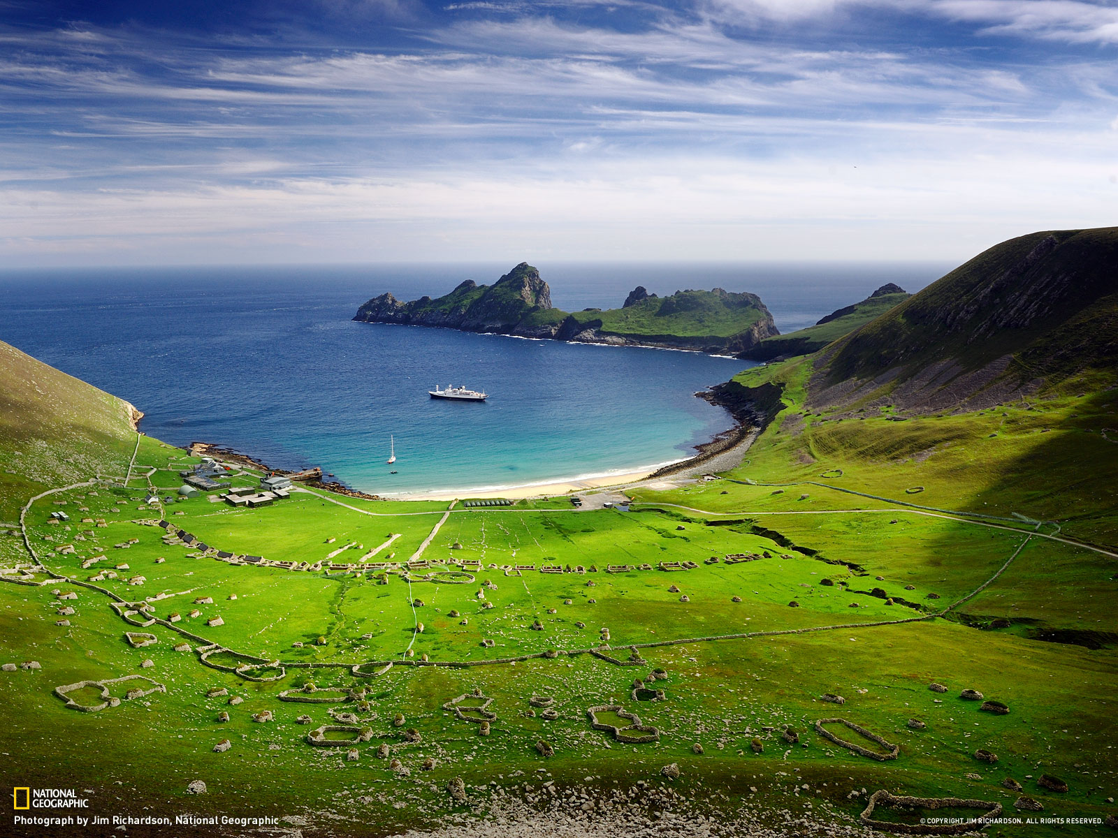 The National Geographic got a photo of sunshine on Hirta- rarer than a ...