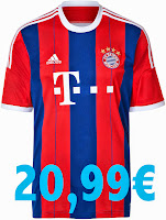 NUEVA Bayern Munich 1ª Equipación 2014/2015