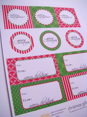 It's Written on the Wall: Freebie We've Found over 200 Free Christmas Tags-Just Download and Print!