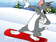 Mèo Tom trượt tuyết - Game hay tại GameVui.biz