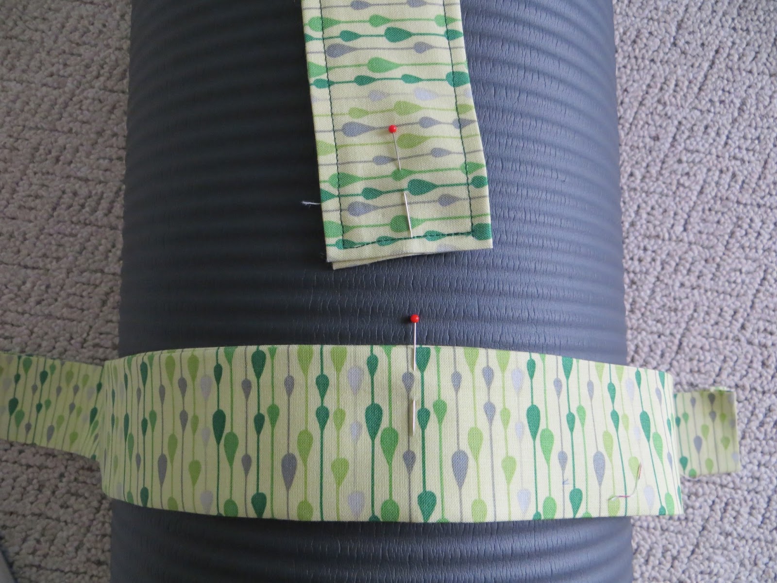 My Old Quilting Soul Yoga Mat Strap Tutorial