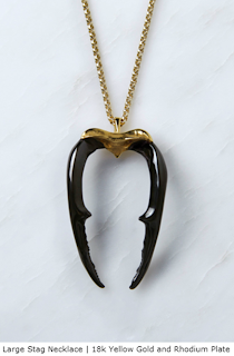 Large Stag necklace