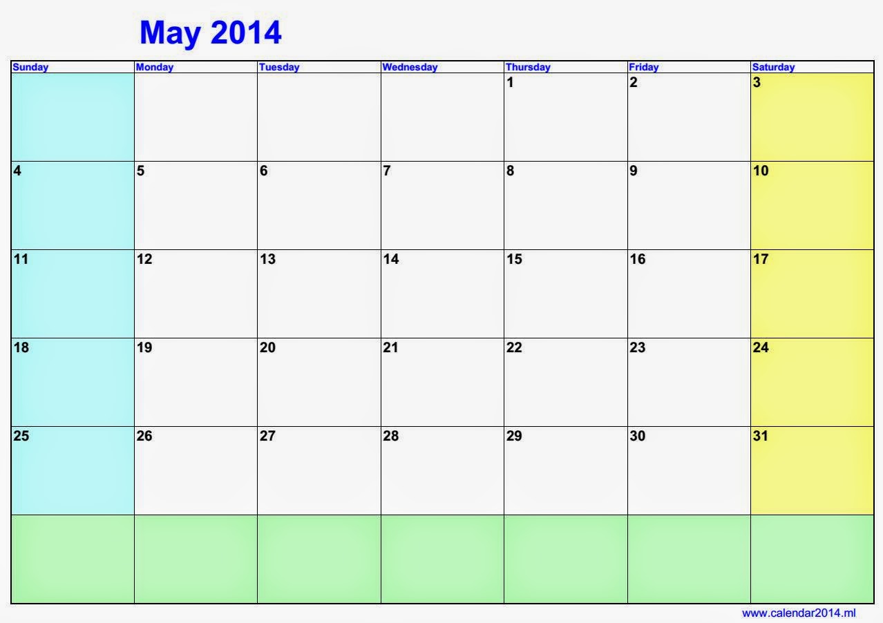 2015 Blank Calendar - calendar en - WWW.ALBUMI.C.LA