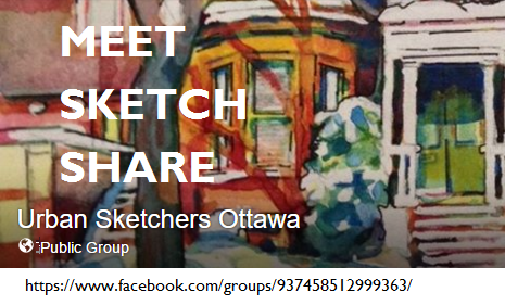 Join the Ottawa Urban Sketchers On Facebook