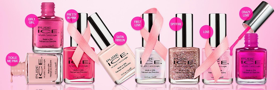 Giveaway: Pure Ice Breast Cancer Mani | Oh to Be a Muse