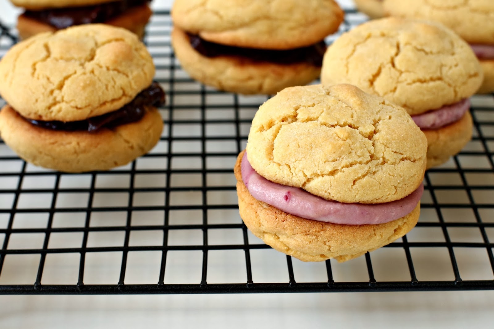 Milk and Honey Sandwich Cookies Two Ways