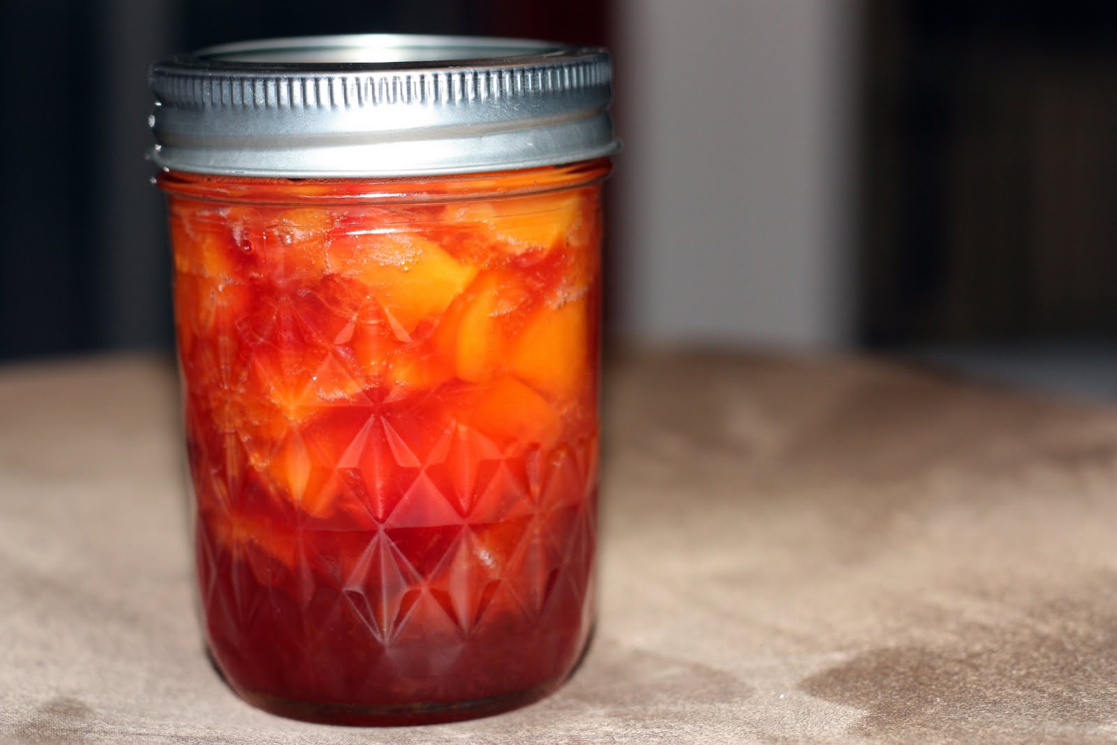 Karla's Veggie Noms Yes I can! Rum Nectarine Preserves