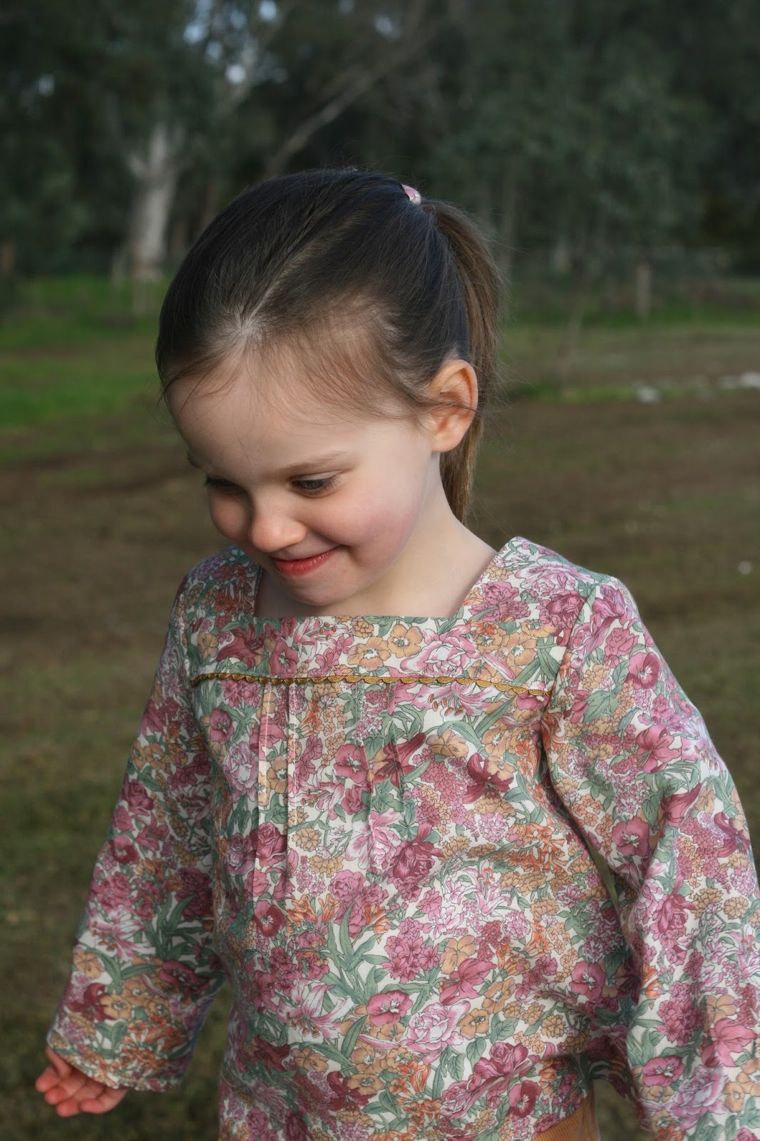 "Flip this Pattern": Oliver and S, Croquet Dress {sewn by While She Was Sleeping}