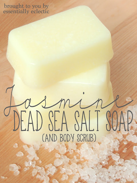 Jasmine Dead Sea Salt Soap & Body Scrub via Essentially Eclectic