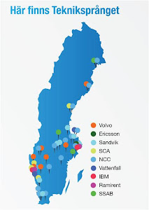 Tekniksprånget finns på många orter och företag i Sverige