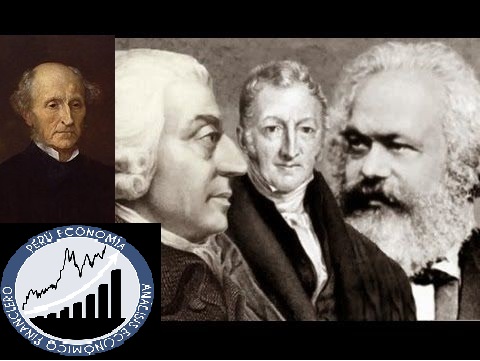 Smith, Malthus, Mill y Marx