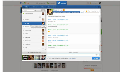 ligandoenlared con mensajes en badoo