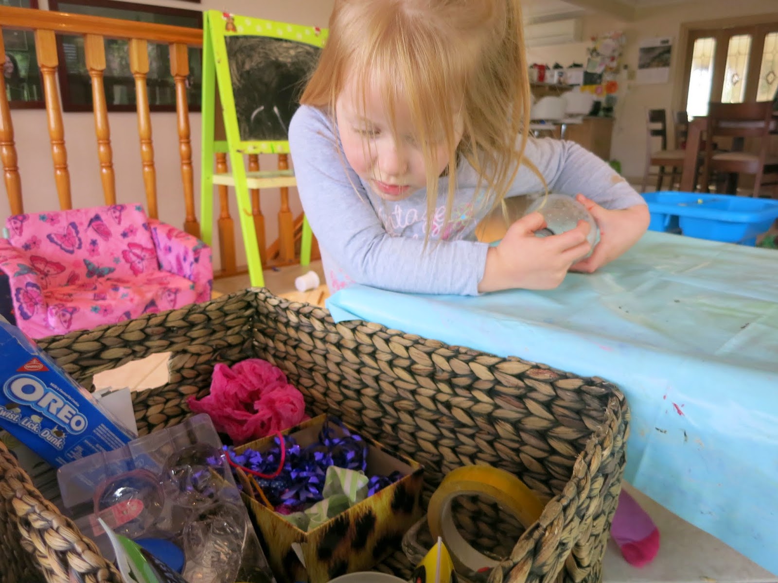 Learn with Play at Home Recycle Box Challenge for kids